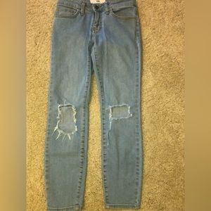 Vans womens ripped jeans